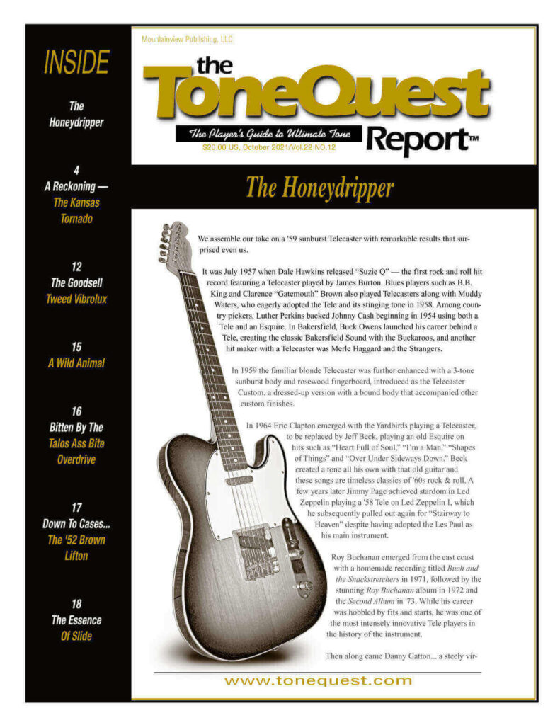ToneQuest Report October Issue