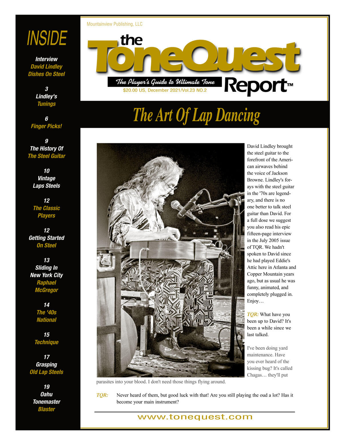 ToneQuest Report - December 2021