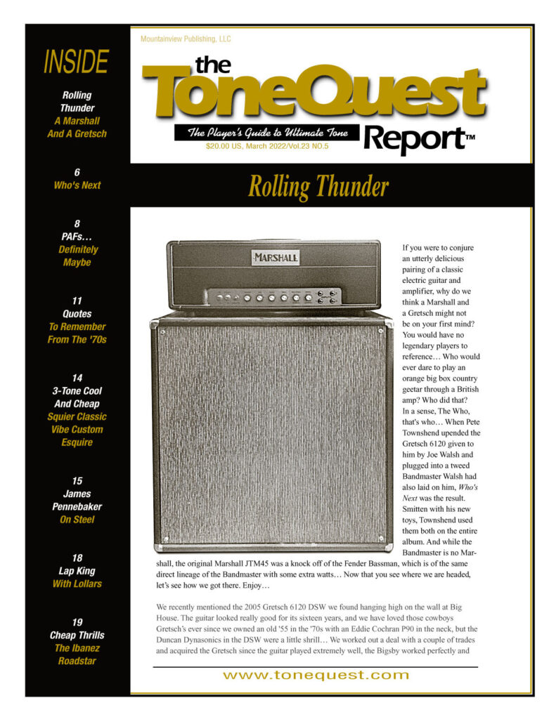 ToneQuest report March 2022