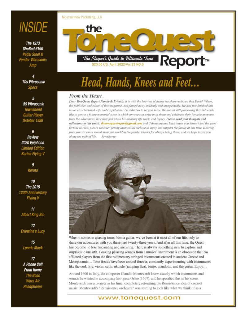 ToneQuest Report April 2022