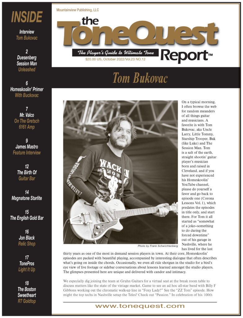 ToneQuest Report October