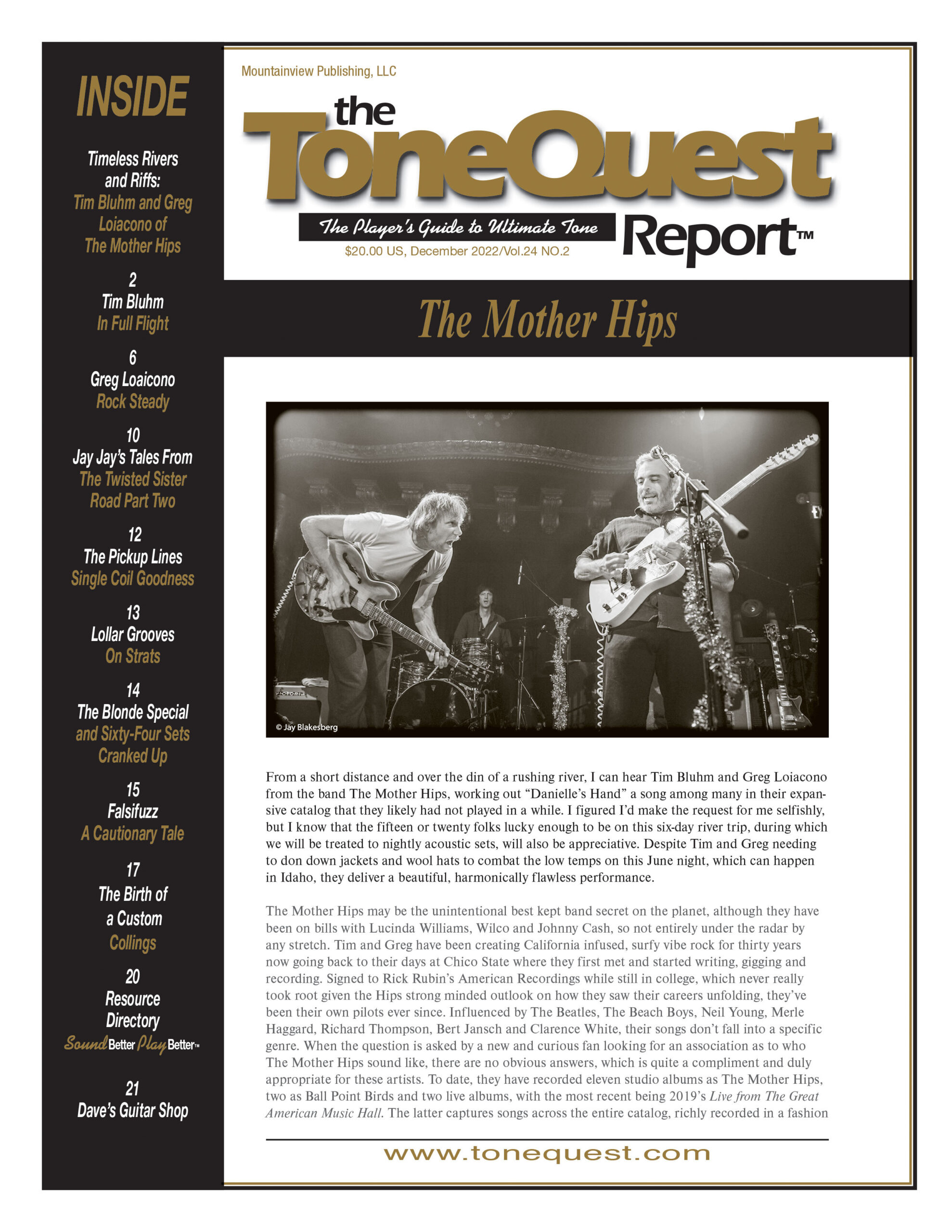 ToneQuest Report December 2022