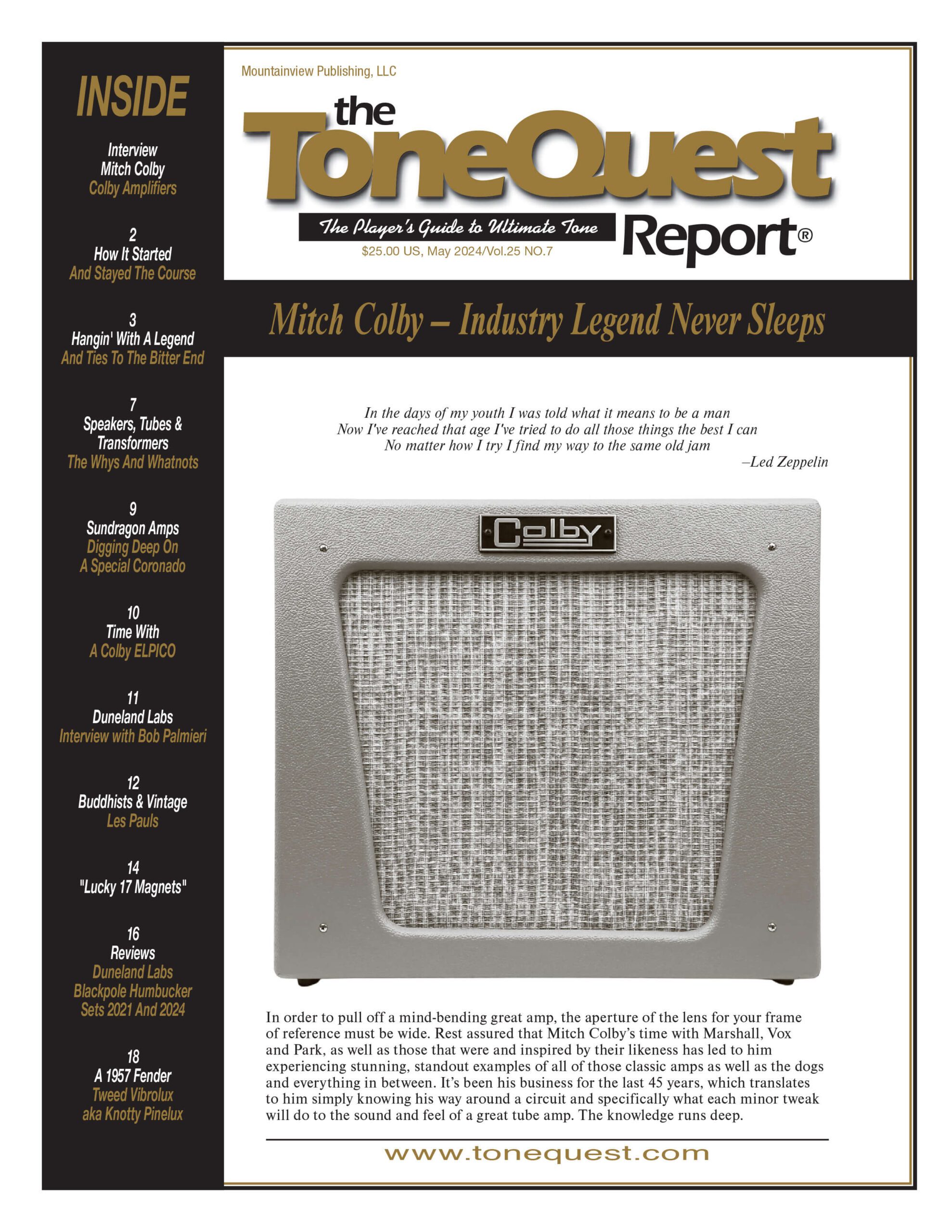 ToneQuest Report May 2024 Cover