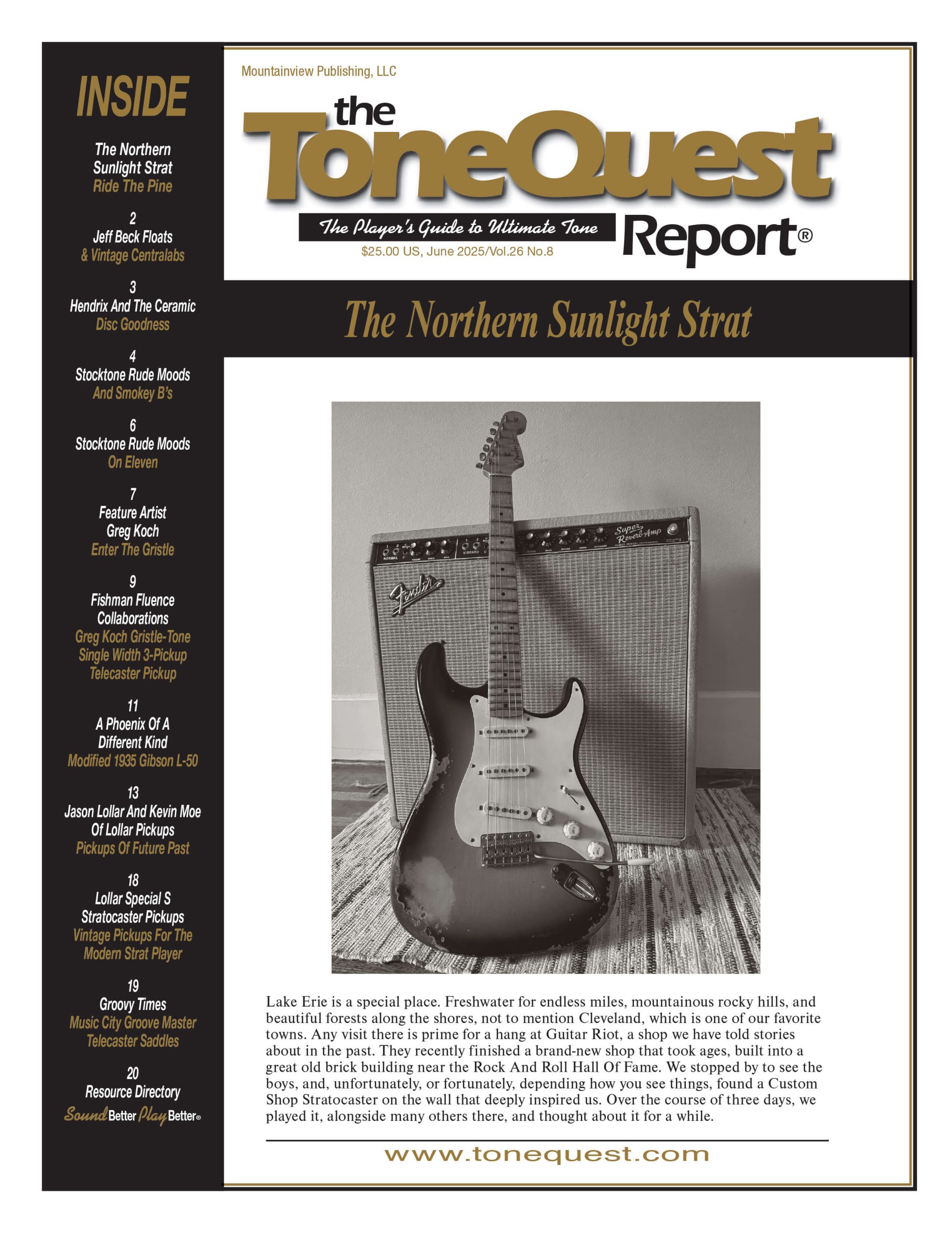 June 25 Tonequest Cover